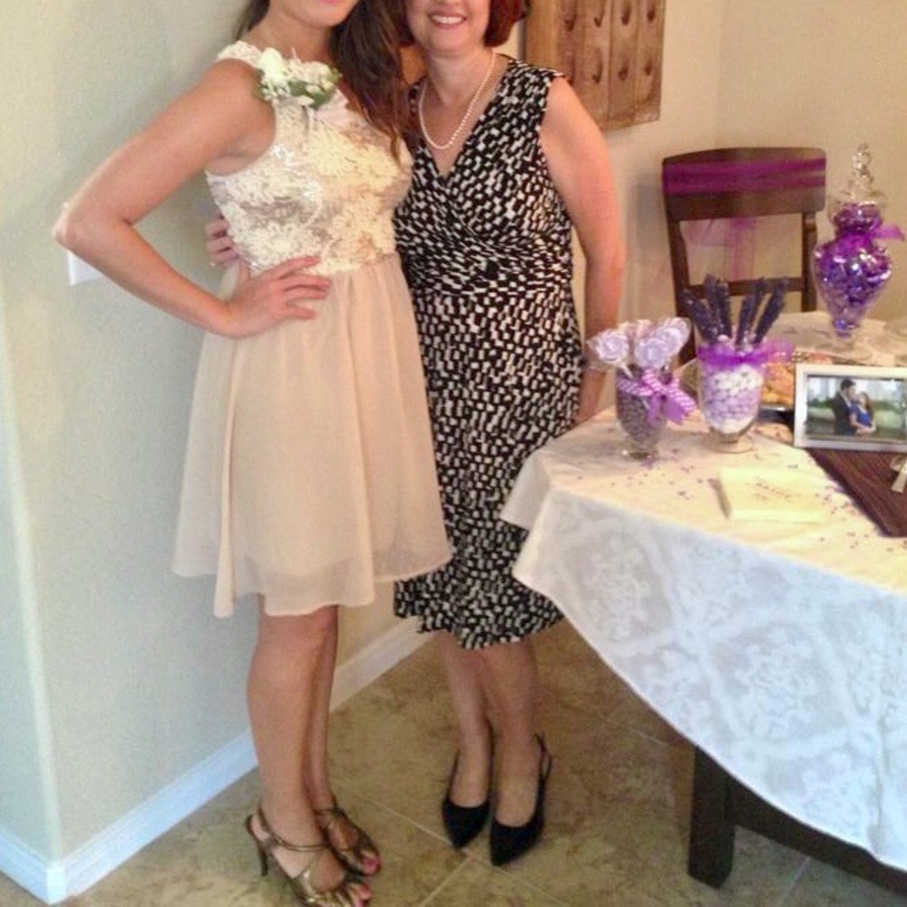 One shoulder dress